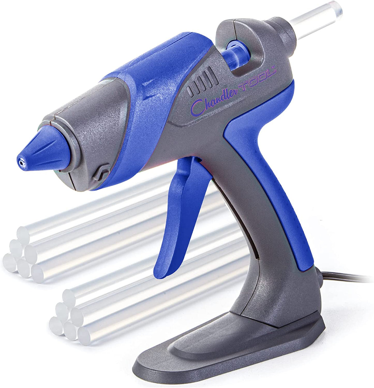 Blue hot glue gun hotsell