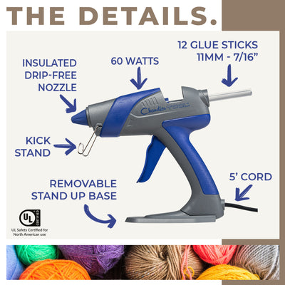 CT60 Standard Size Glue Gun Blue