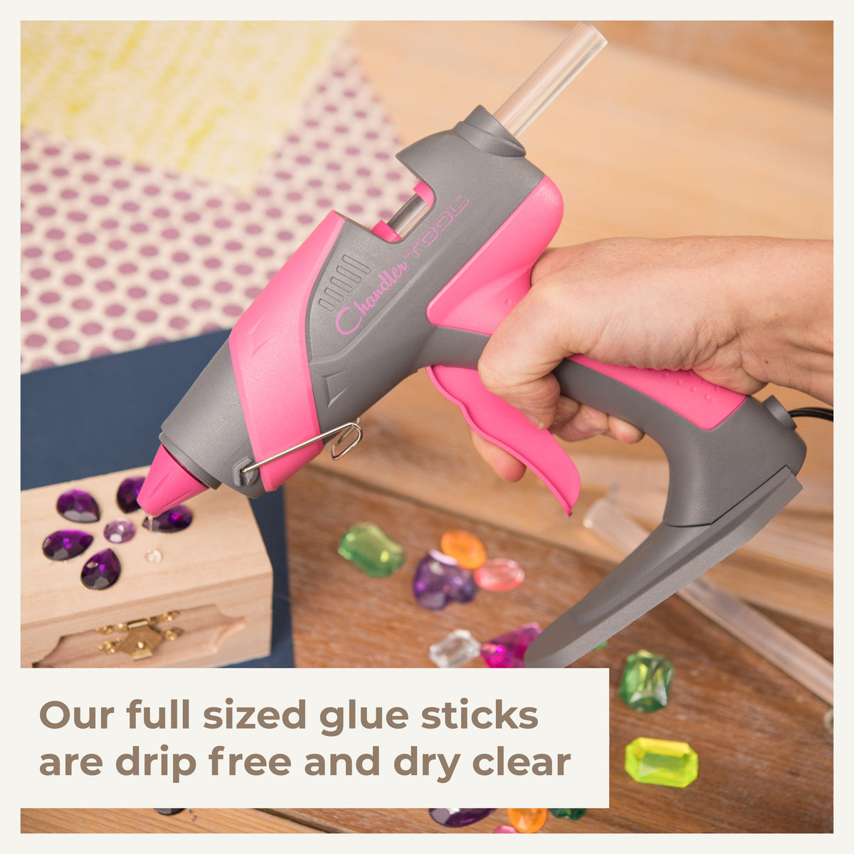 CT25 Mini Glue Gun Pink – Chandlertools