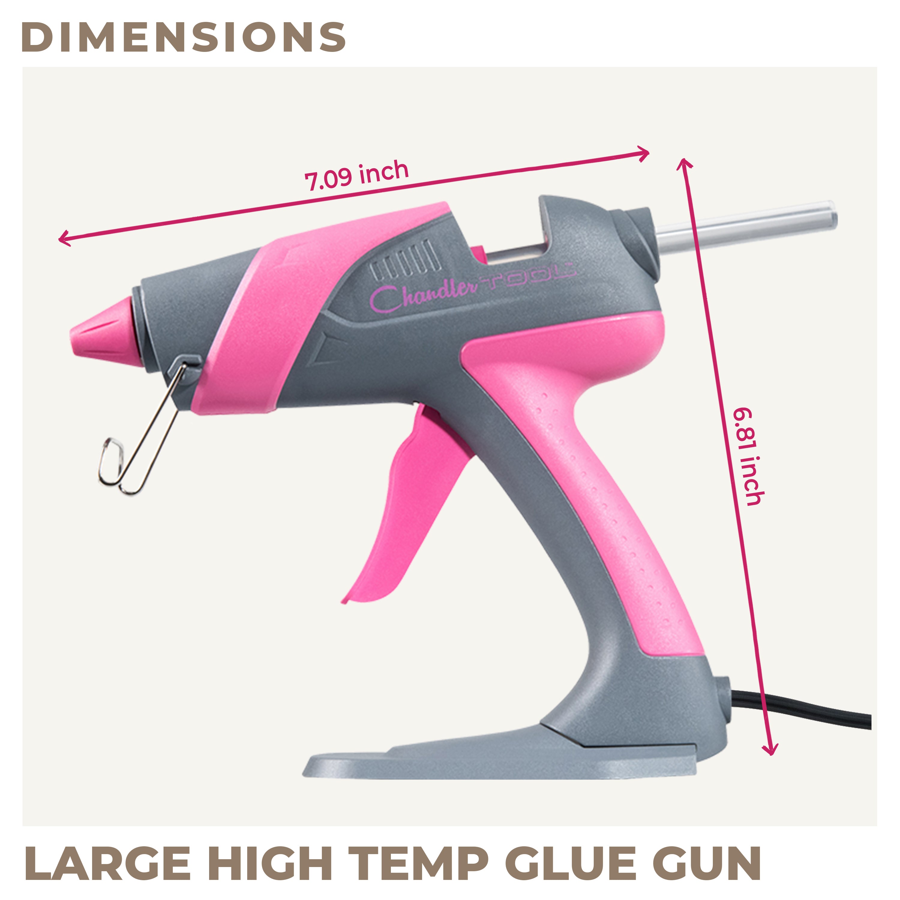 CT60 Standard Size Glue Gun Blue