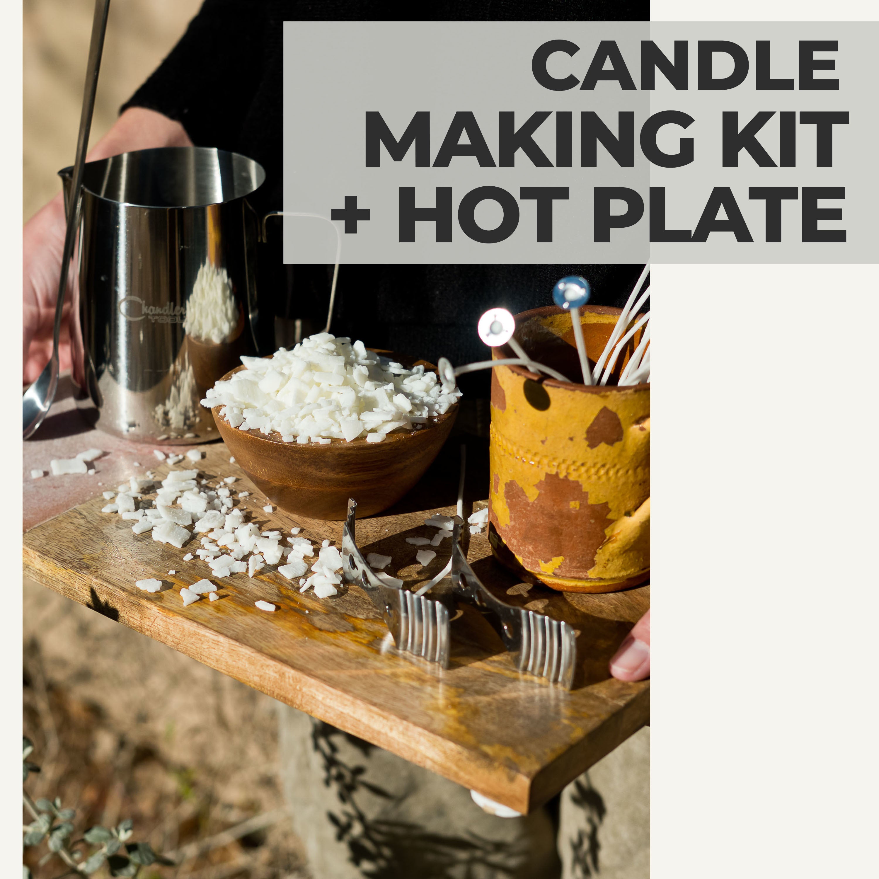  olorvela Candle Making Kit with Hot Plate Candle